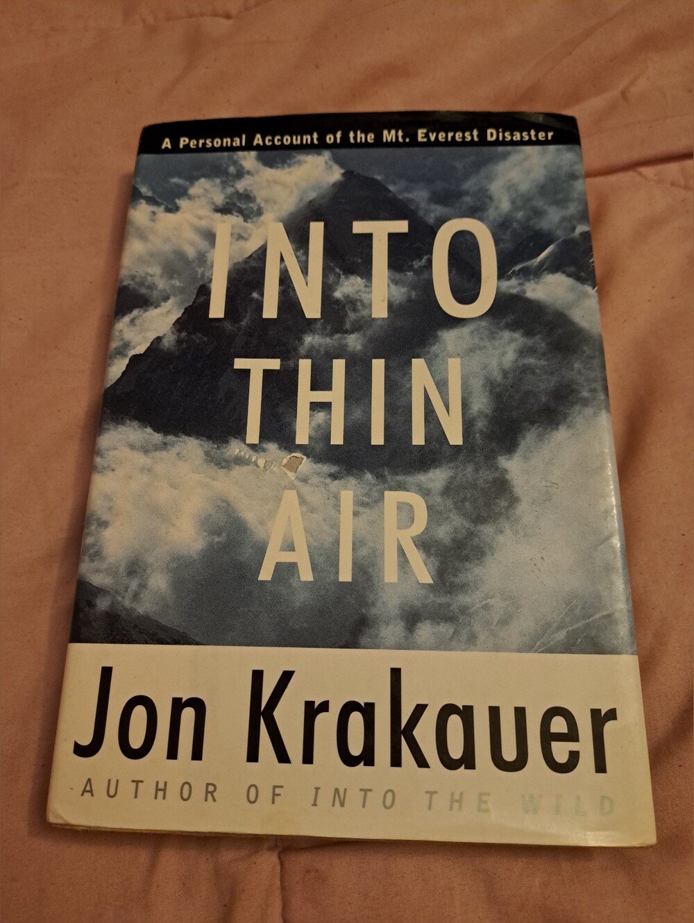 Into Thin Air Book By Jon Krakauer
